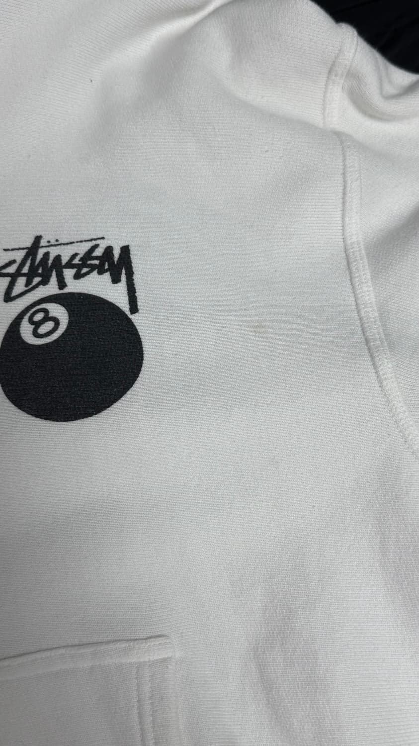 스투시 8볼 후드 피그먼트 다이드 내츄럴 상품이미지3