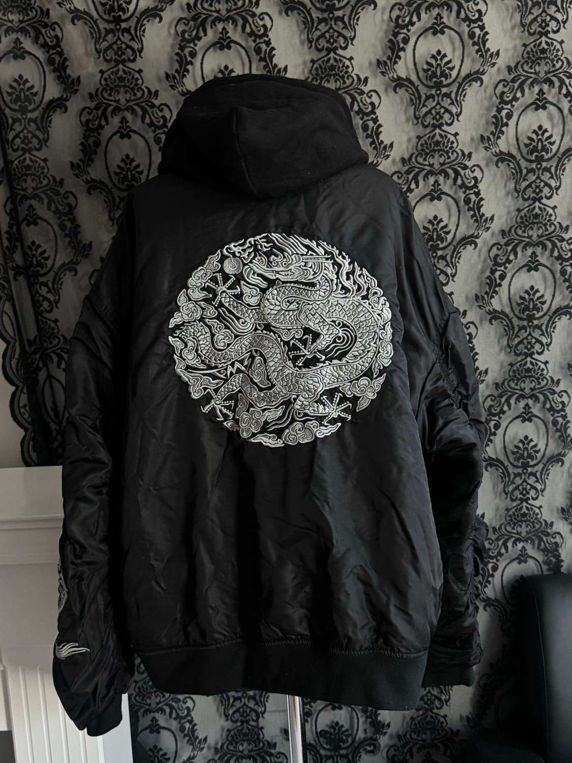 tm3 은룡자수 곤룡포 항공점퍼 스카잔 XL 상품이미지7