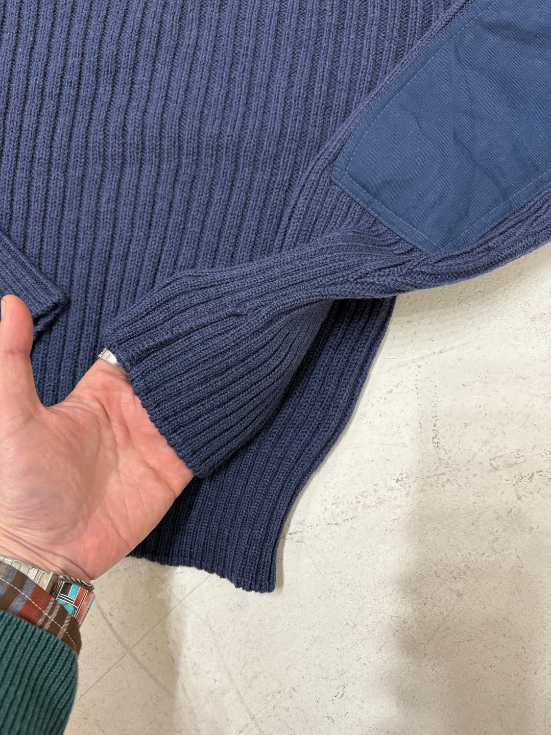 80‘s USAF Iron Run Wool sweater. 상품이미지5