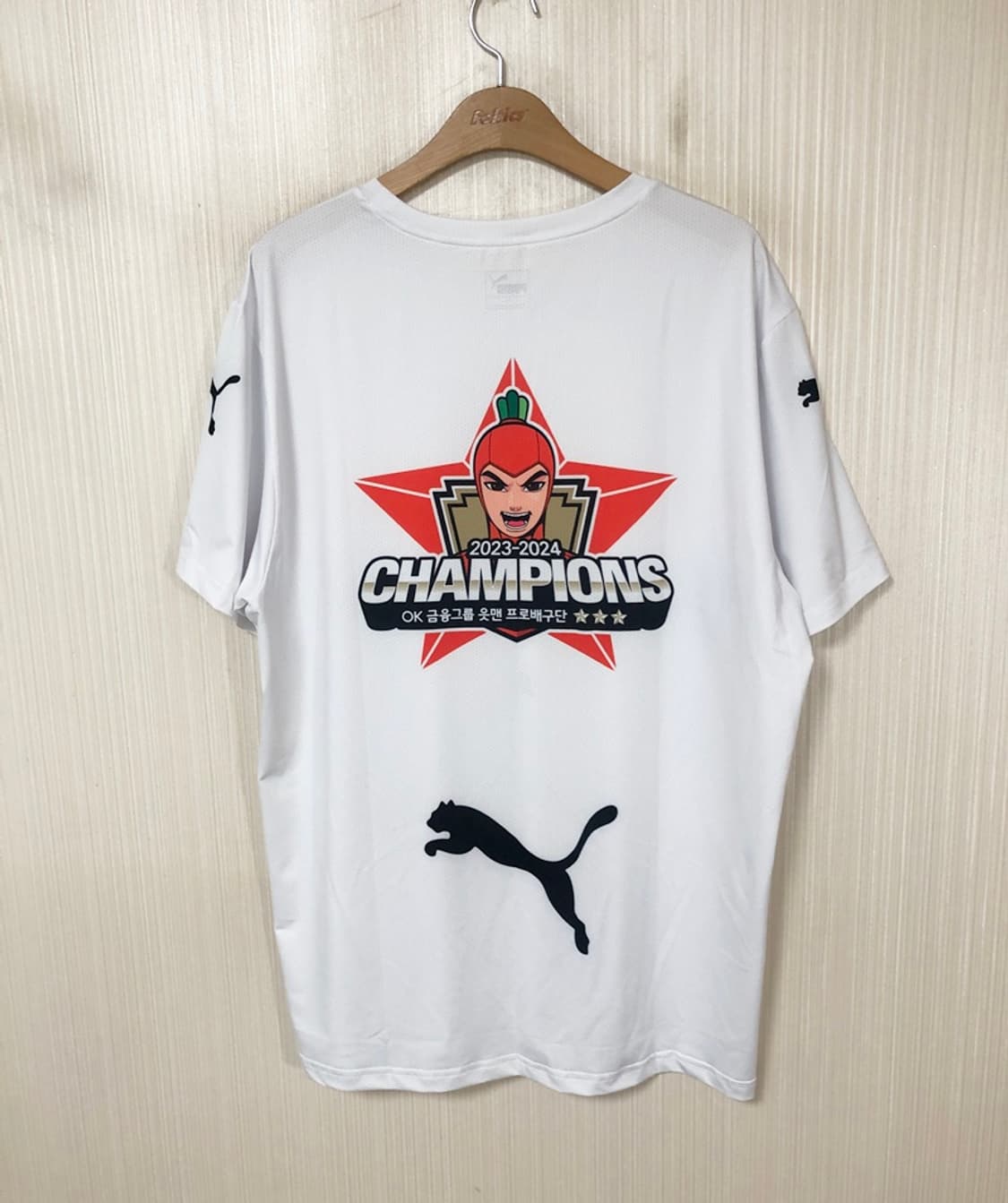 V-리그 푸마 OK금융그룹 읏맨프로배구단 23-24시즌 우승티셔츠 3XL 상품이미지7