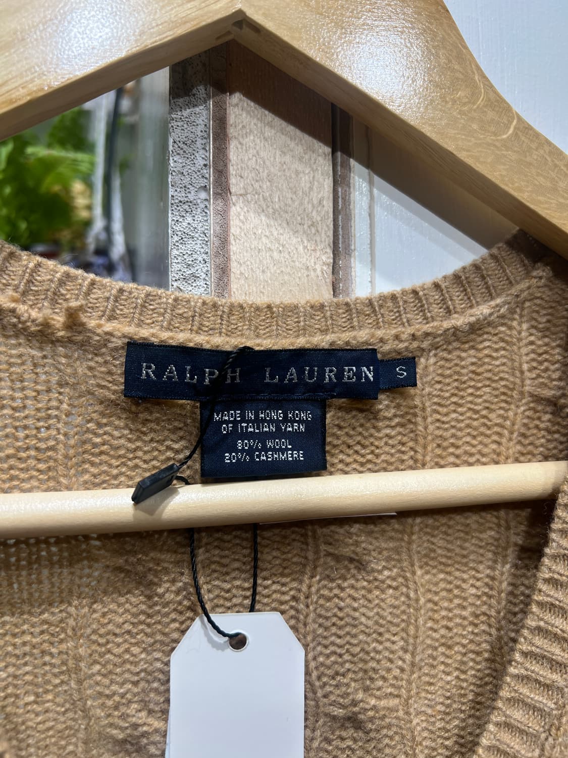 Polo Ralph Lauren 폴로 랄프로렌 캐시미어꽈배기 브이넥 니트 상품이미지3