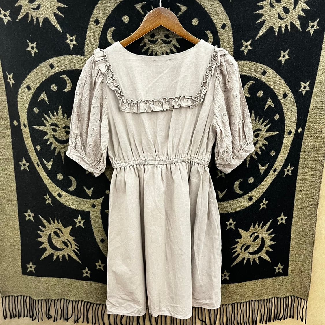 빈티지 모리 프로방스 레이스 퍼프 베이비돌 원피스 K0120 상품이미지4