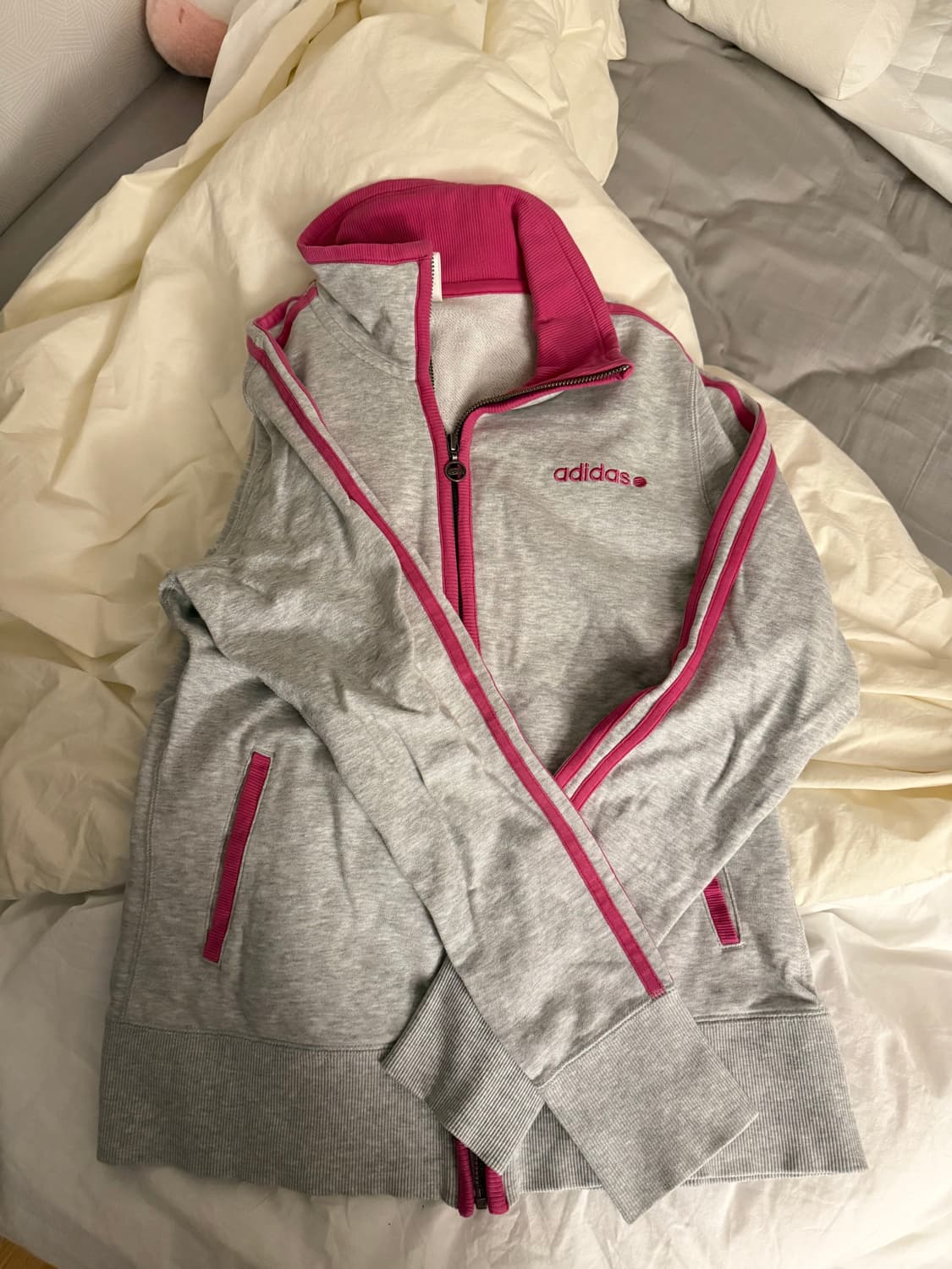 아디다스 핑크 트랙탑 져지 L 상품이미지1