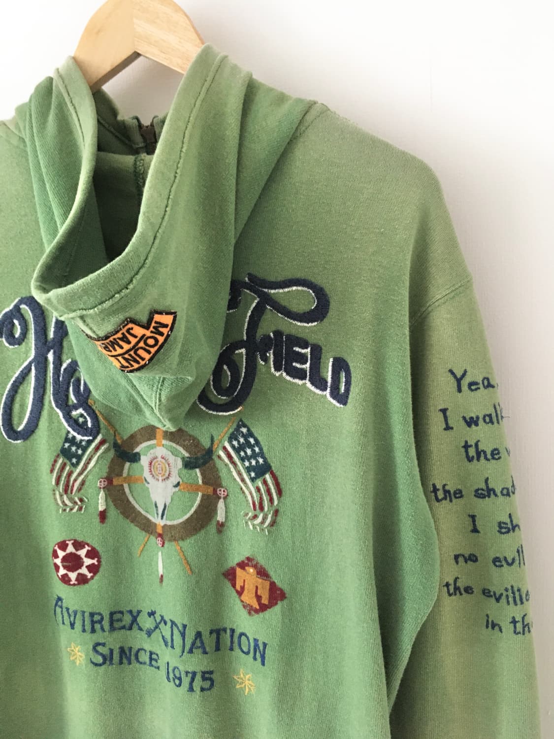 AVIREX faded zip up hoodie 상품이미지8