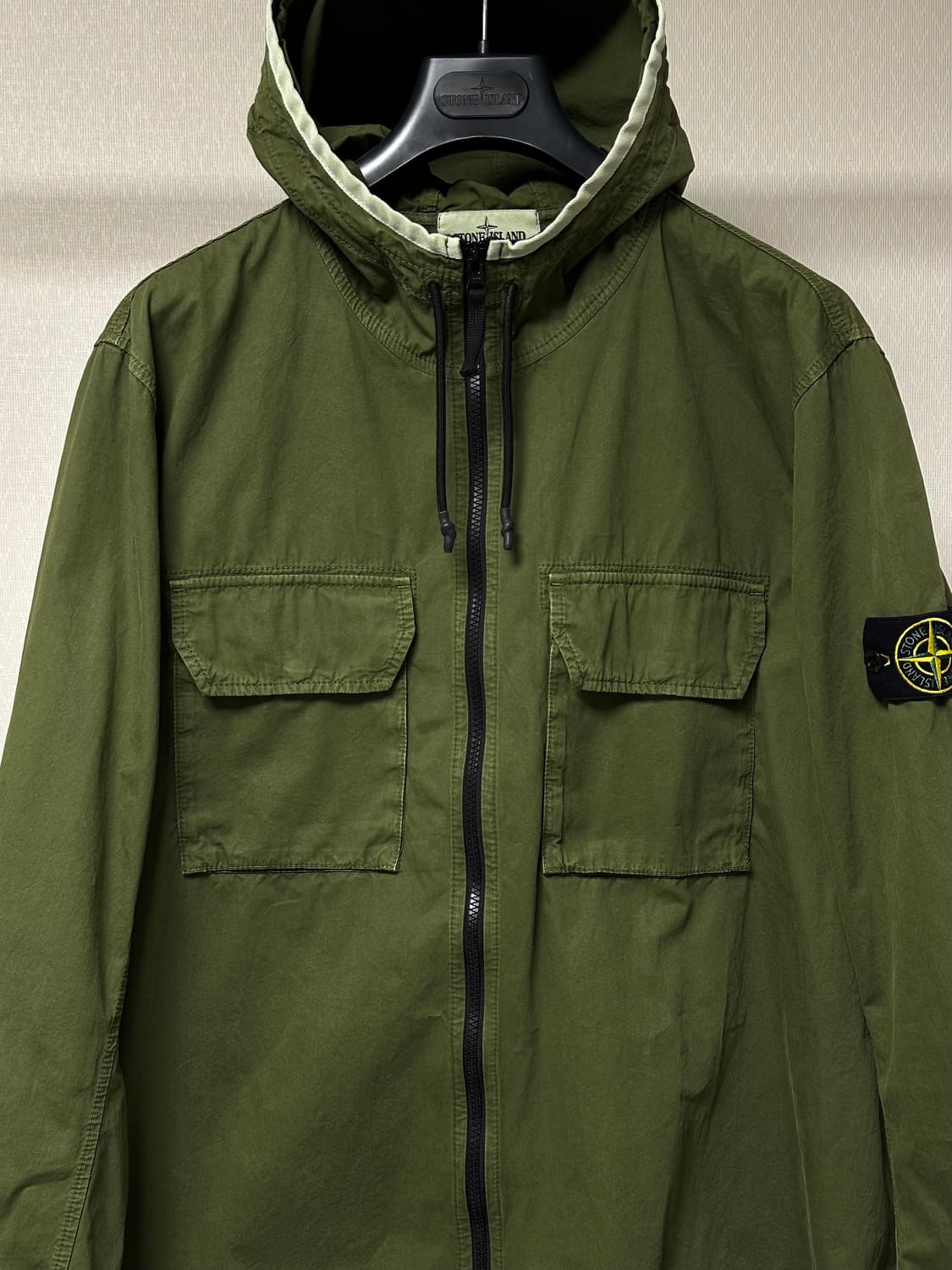 스톤아일랜드 가먼트 후드 자켓 22ss XXL(105-110) 상품이미지1