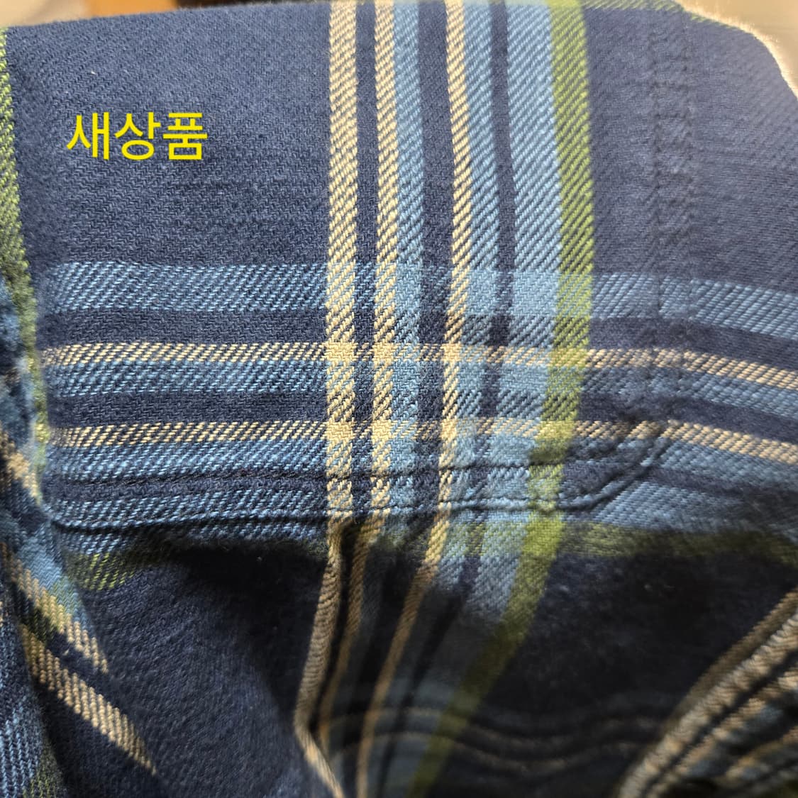 유니클로 슬럽 코튼 체크 롱슬리브 셔츠 상품이미지9