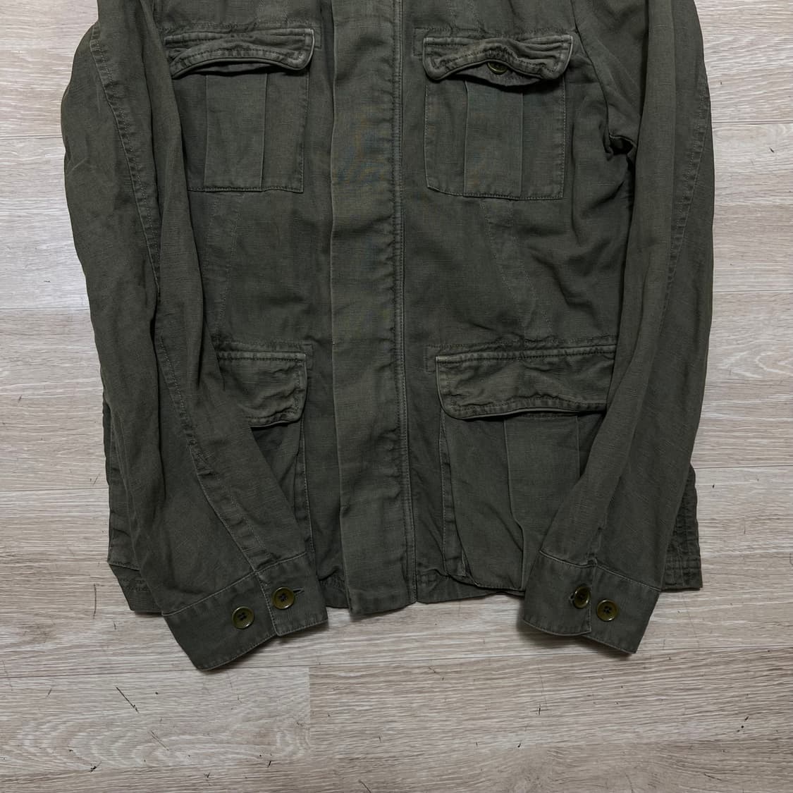 헤지스 빈티지 포켓 M65 야상자켓 [카키] L/100 상품이미지3
