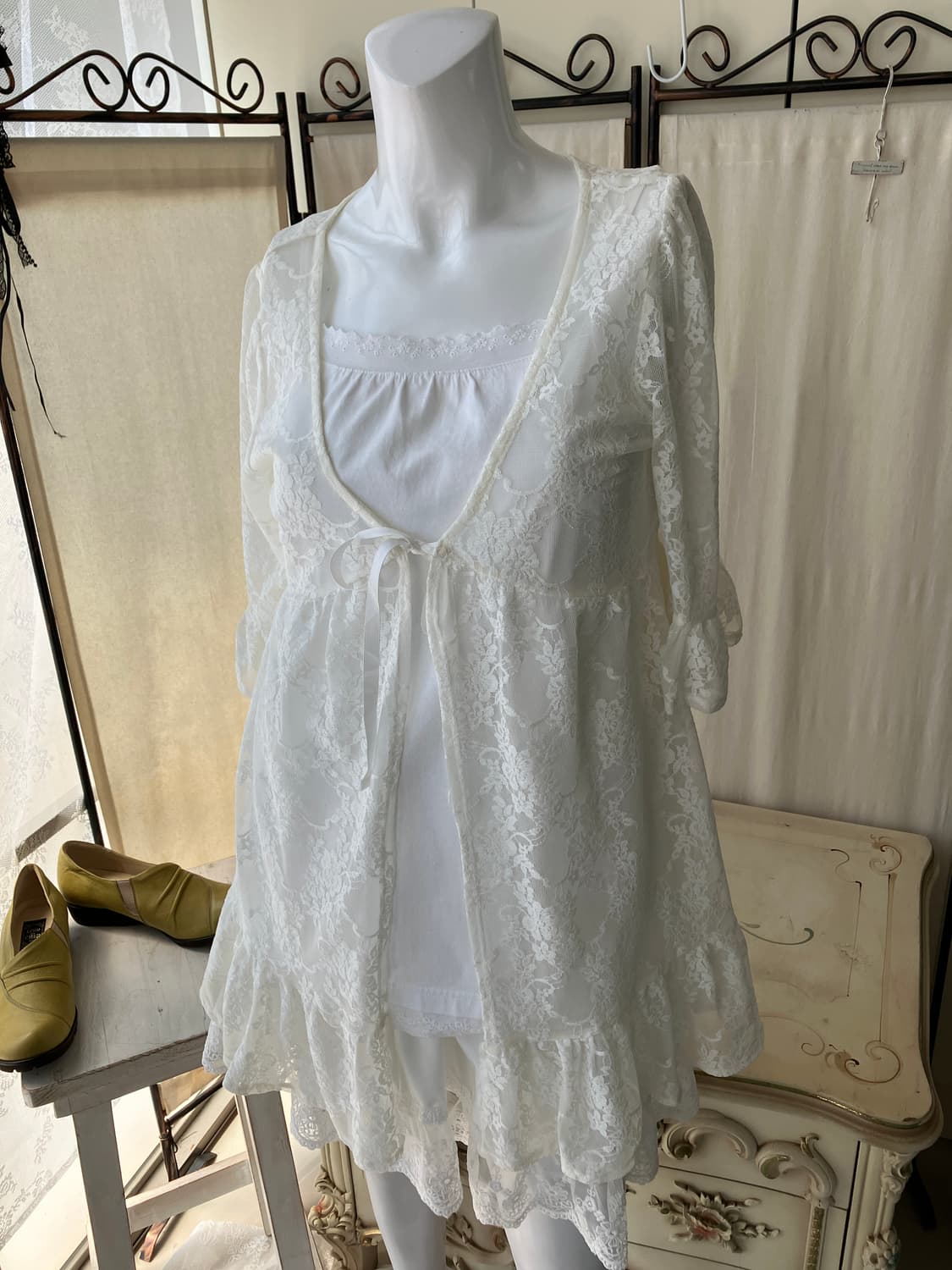 Ivory Lace Fairy Girl Set 상품이미지1