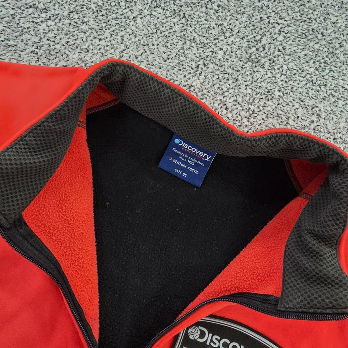 [95] 디스커버리 기모 반집업 긴팔티 1217J1 상품이미지3