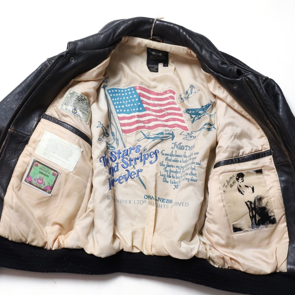 아비렉스 Avirex A-2 Airforce Leather Jacket
 상품이미지5