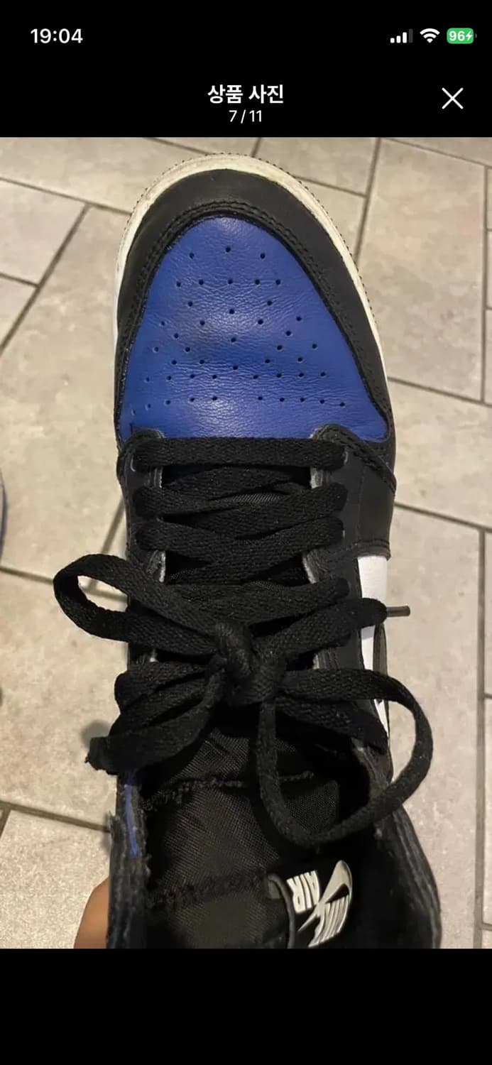 (GS) 조던1 레트로 하이 OG 로얄토 4.5Y 235 상품이미지5