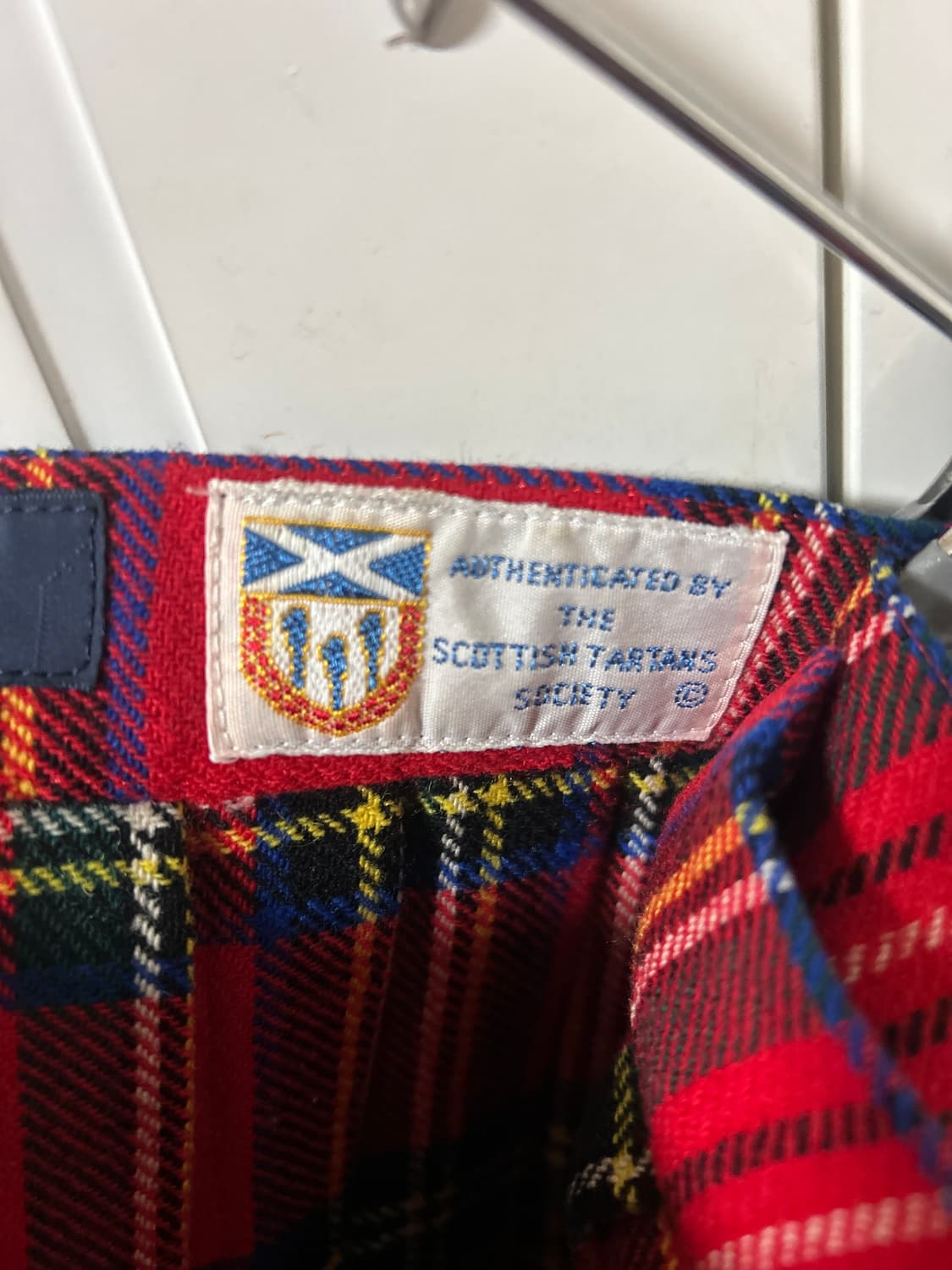 yorkland 타탄 체크 울 랩 스커트 스코티쉬타탄 상품이미지6