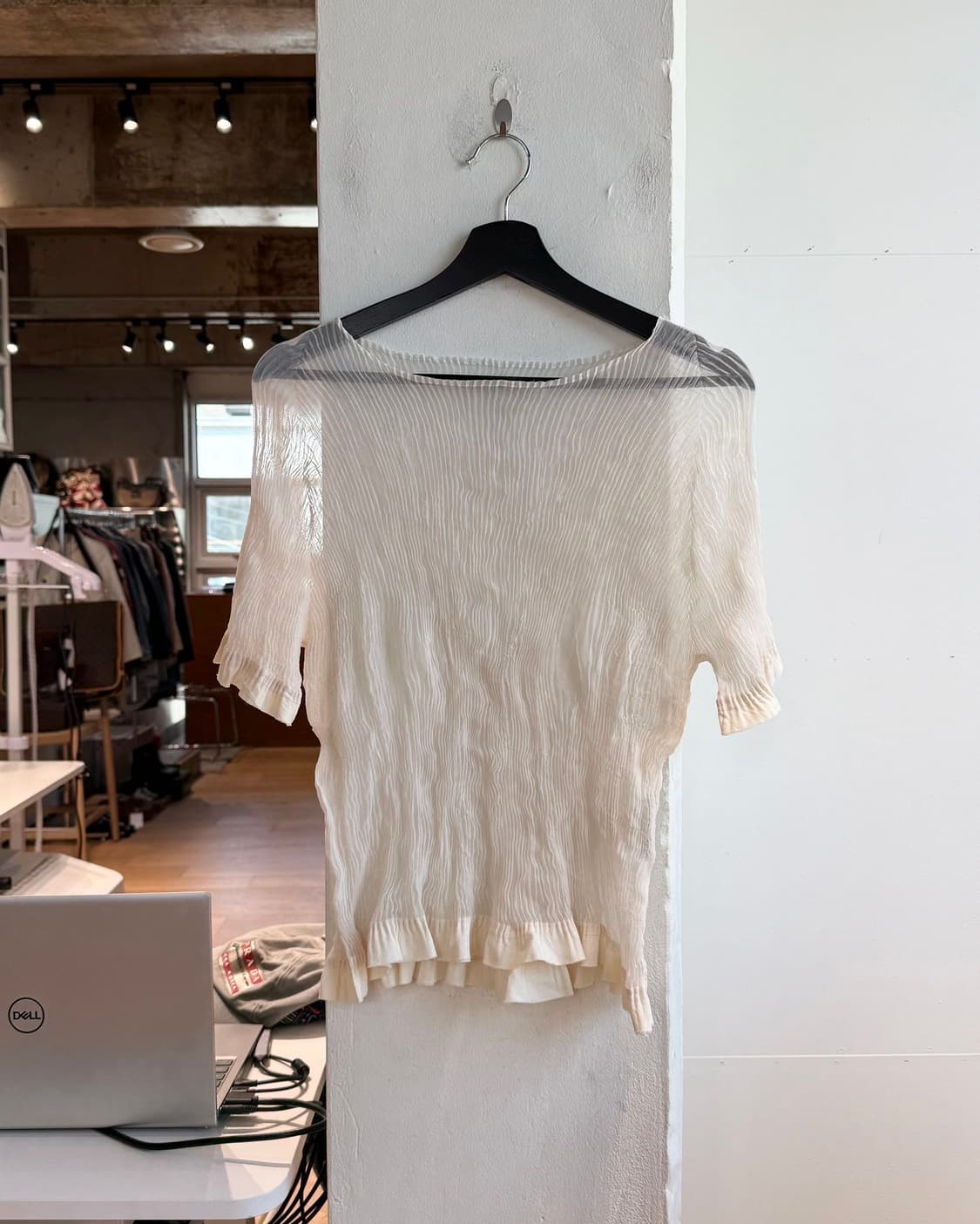 이세이미야케 화이트 링컬 하프티  상품이미지2