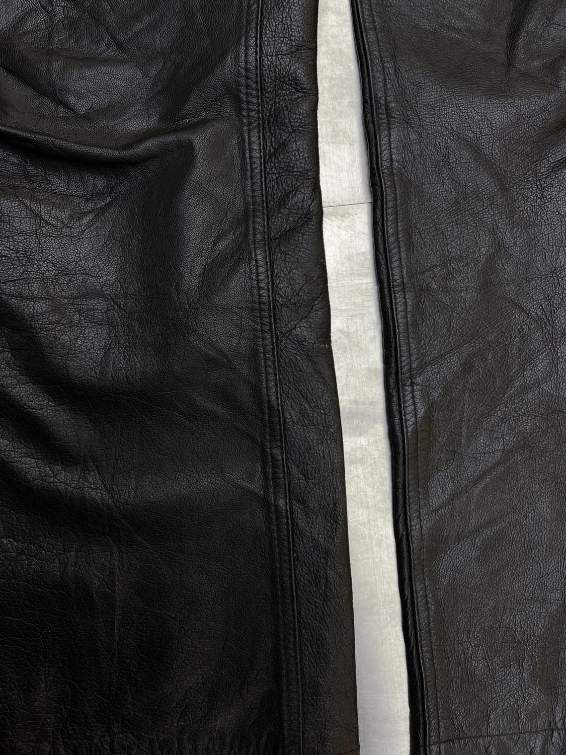 Japanese Vintage 90s 램스킨 레더 팬츠 상품이미지9