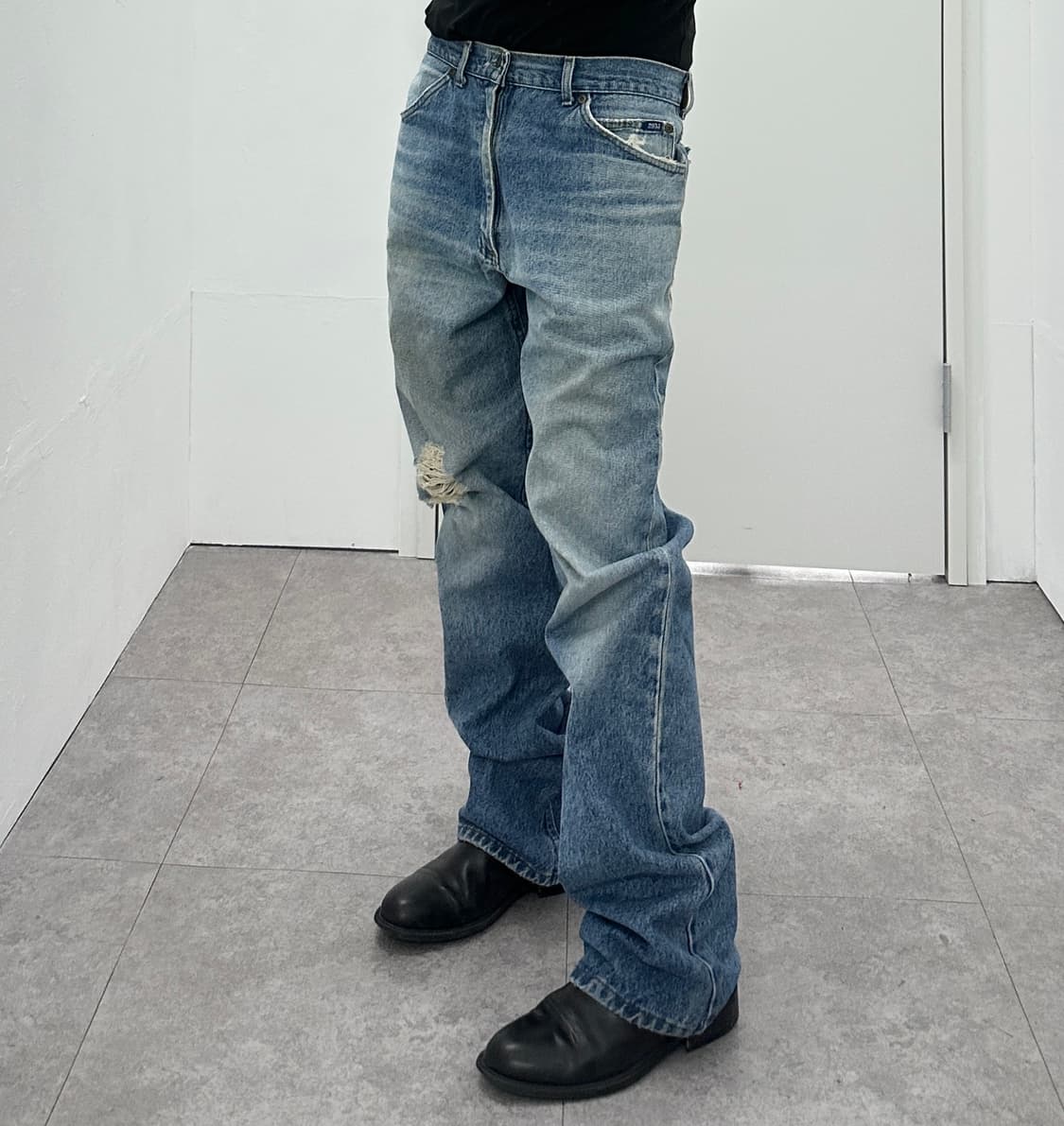 LEE Distressed washing denim jeans 상품이미지4
