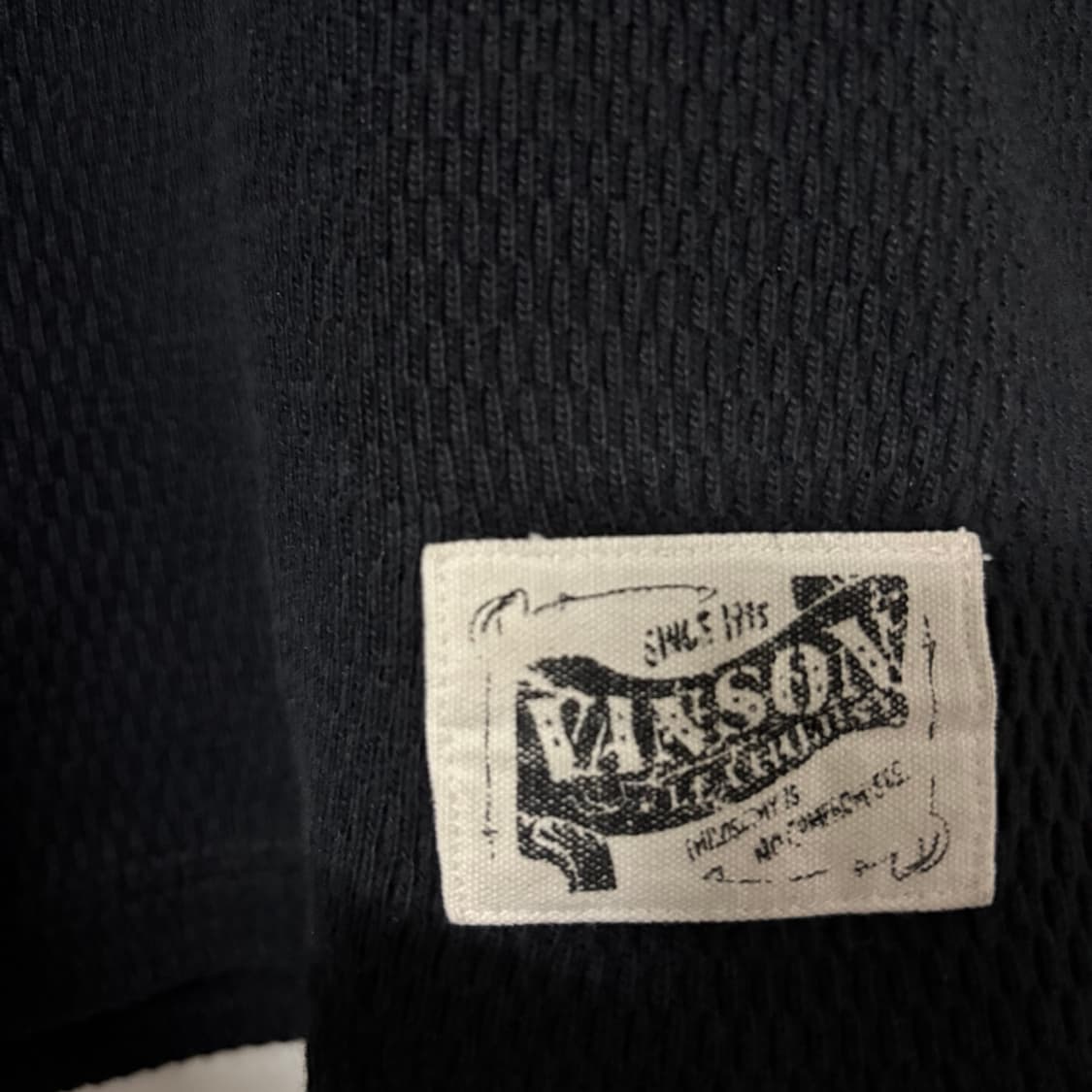 vanson leathers 밴슨 와플 써멀 롱슬리브 M 상품이미지4