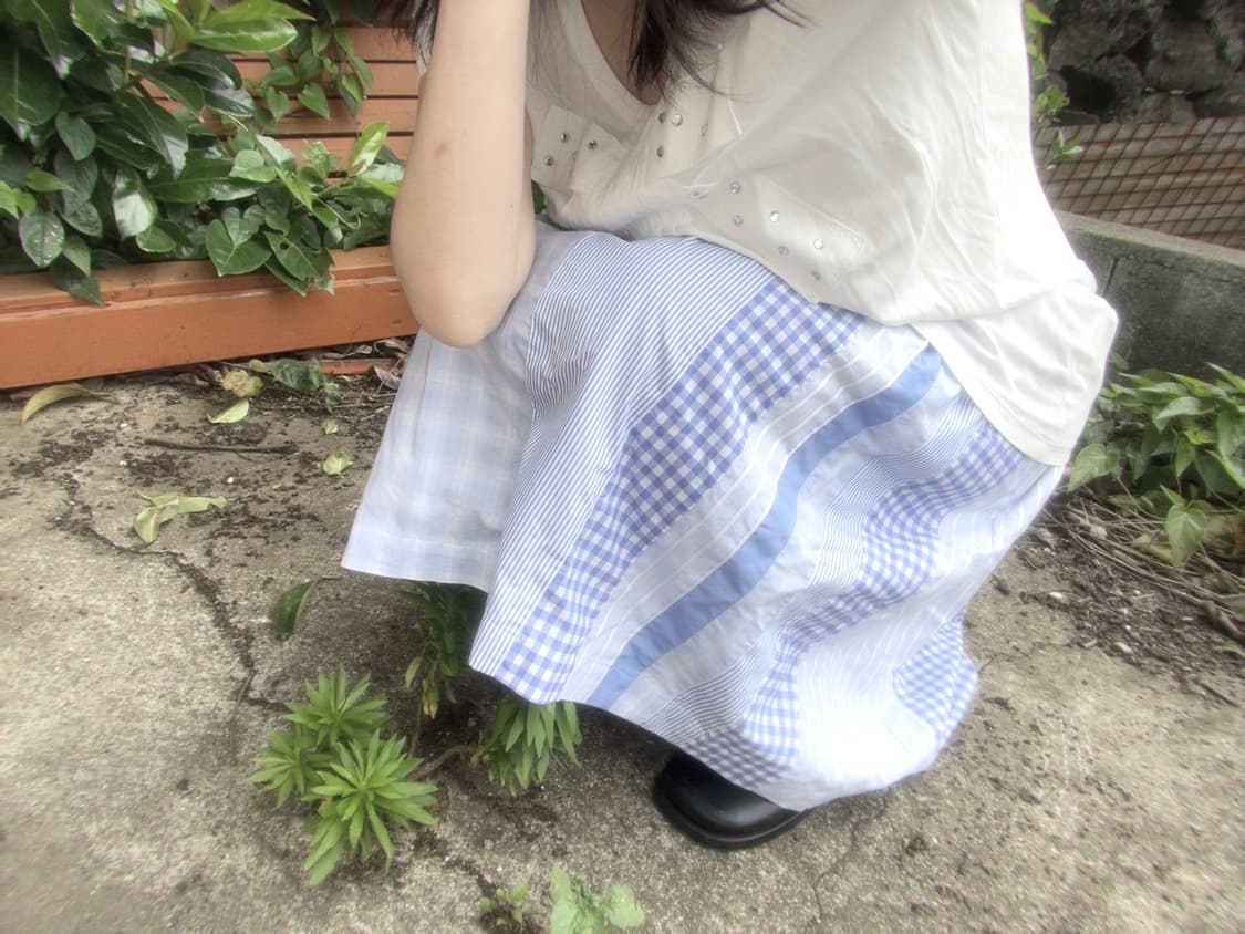 Comme des garçons shirt midi skirt  상품이미지1