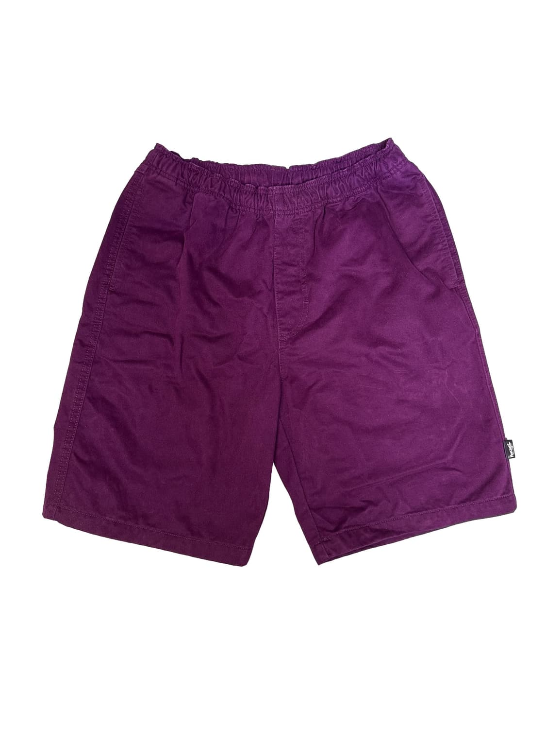 스투시 STUSSY 브러쉬드 비치 쇼츠 Beach shorts 플럼 M 상품이미지1