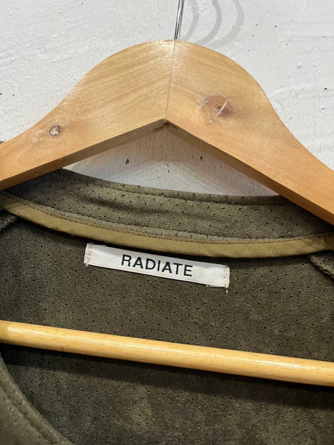 RADIATE JPN 펀칭 스웨이드 사선 집업 자켓 우먼즈   상품이미지5