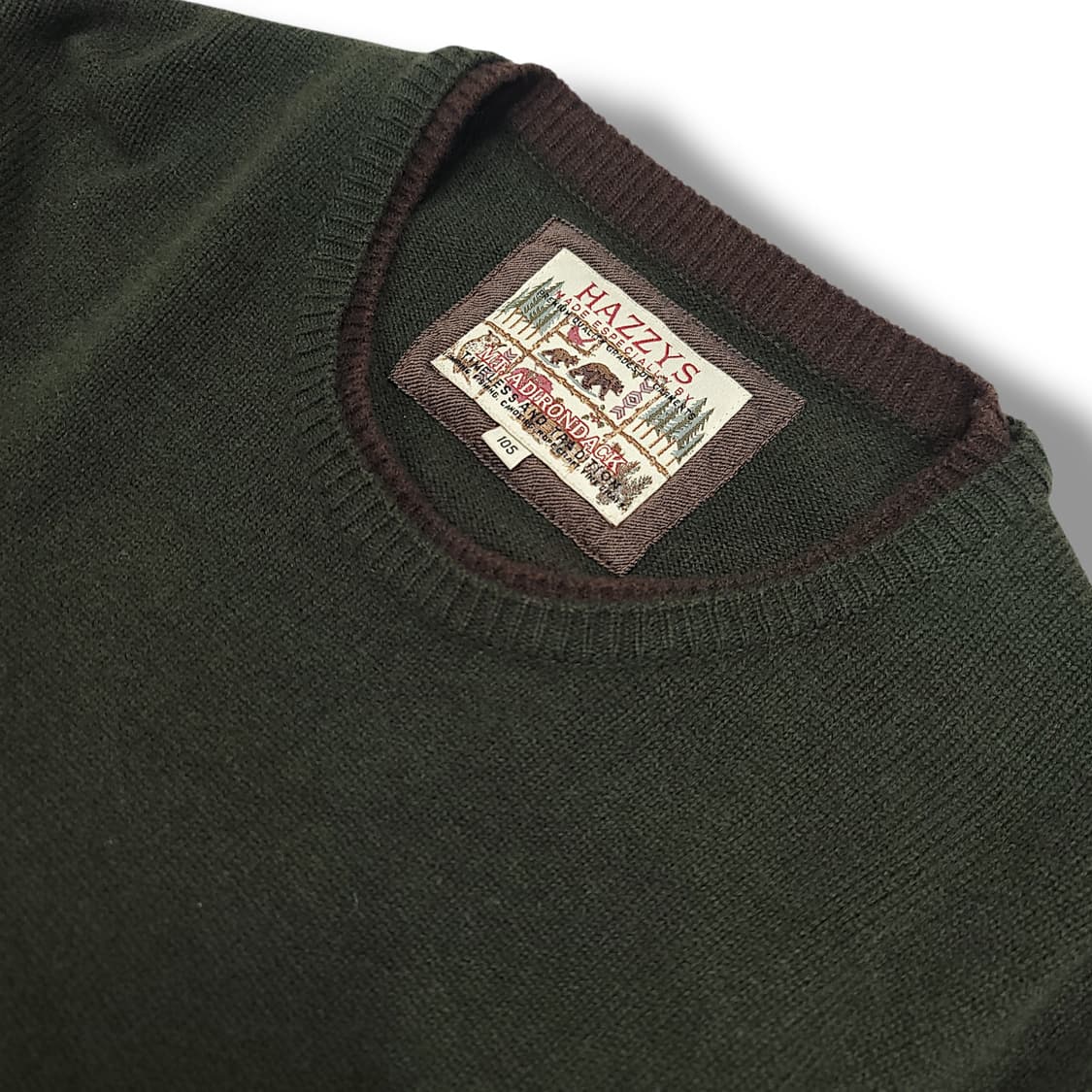 [105] 헤지스 카키 빅독 울 스웨터 니트 상품이미지7