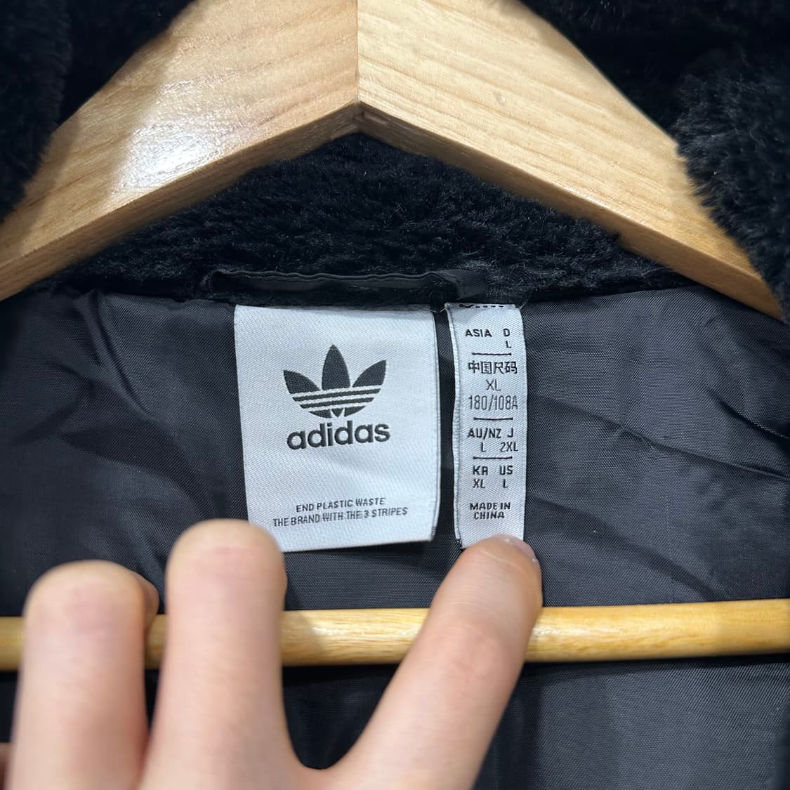 아디다스 트레포일 퍼 자켓 상품이미지6