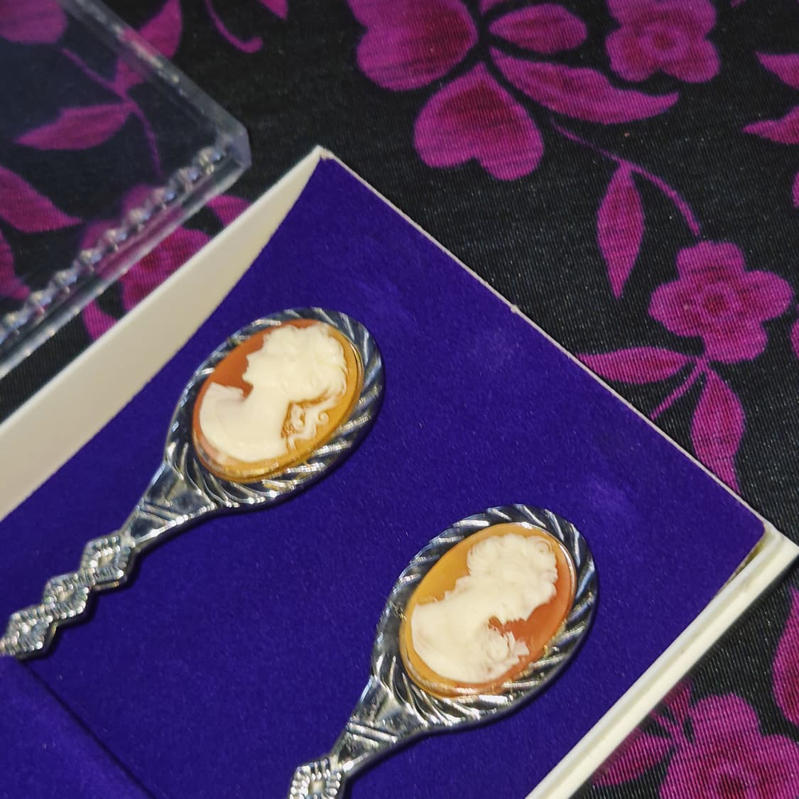 80s 엔틱 쉘 카메오 티스푼 2p 세트 상품이미지7