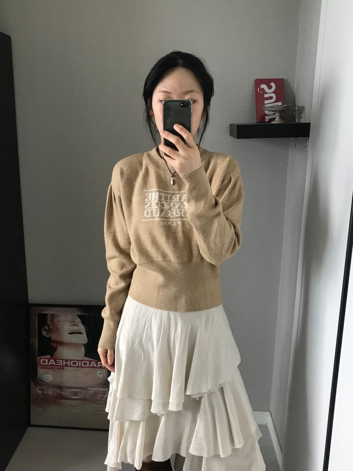 마리떼 프랑소와 저버 중앙로고 니트 상품이미지1