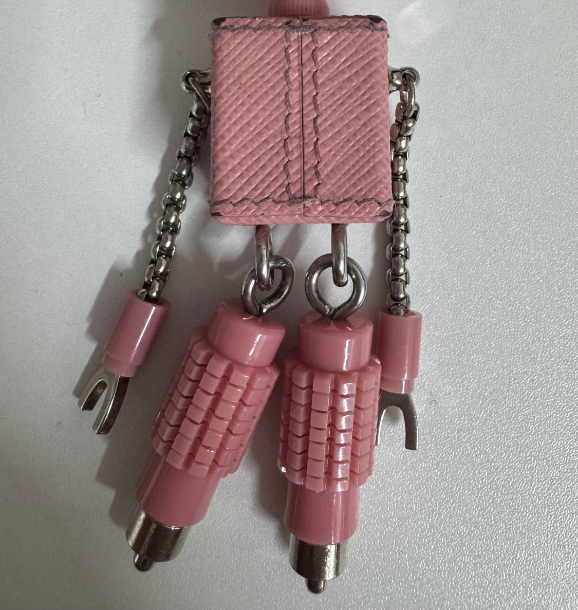 프라다 로봇키링 핑크 풀박스(백회점구매) 상품이미지6