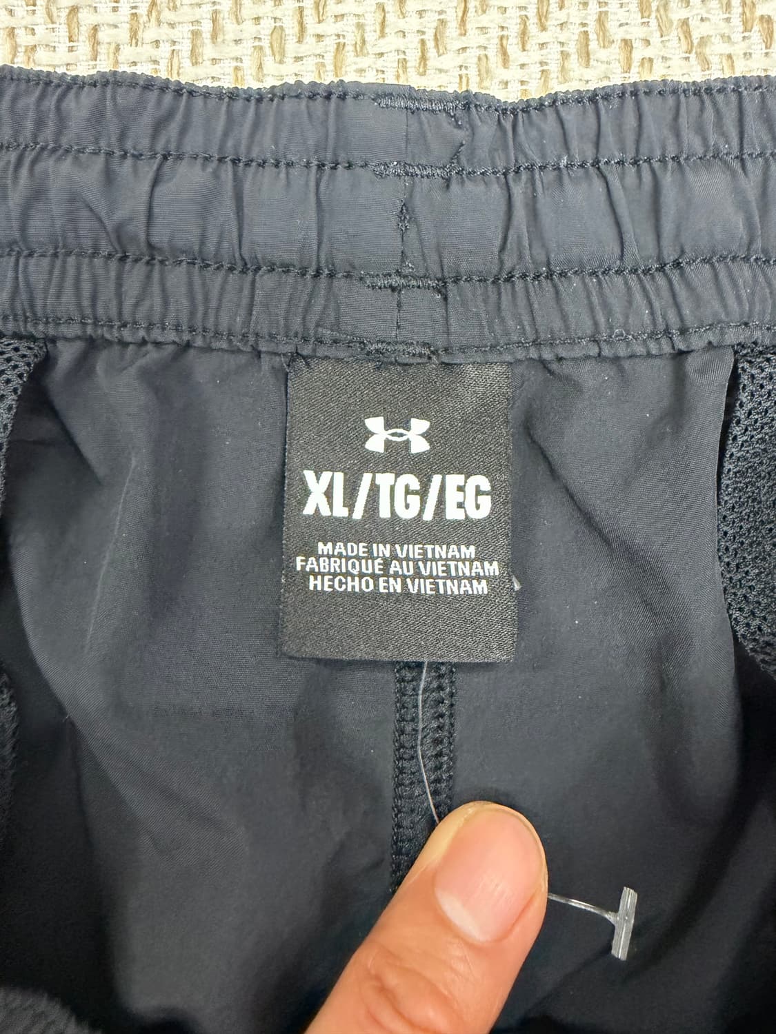 정품) 언더아머 남성 무릅절개 트레이닝 바지 XL 상품이미지6