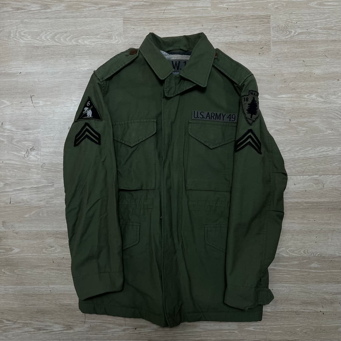 후아유 미군 밀리터리 와펜 M-51 필드 야상자켓 [카키] S/90 상품이미지1