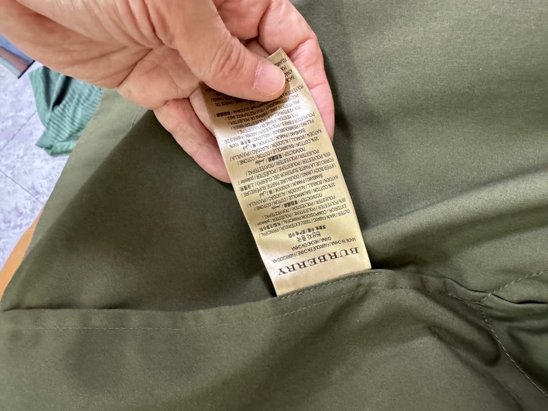 BURBERRY 세미 퀼팅 오버핏 자켓 상품이미지10