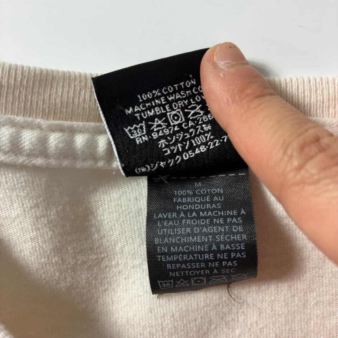 Stussy  스투시 서프워크 피그먼트 다이드 화이트 반팔티셔츠  상품이미지7