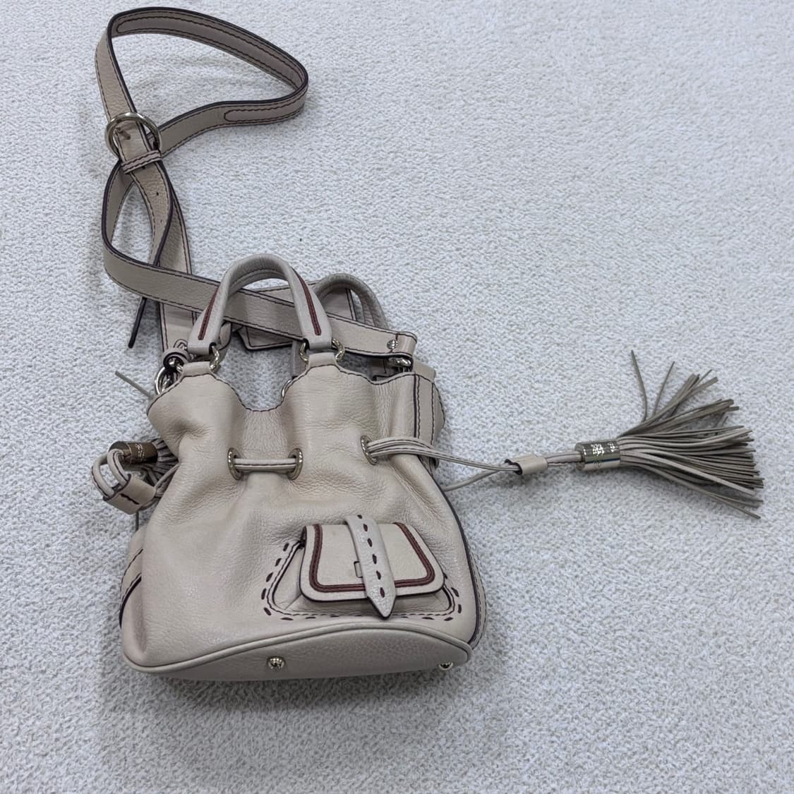 F 란셀 가죽 버킷백 0407E2 상품이미지2