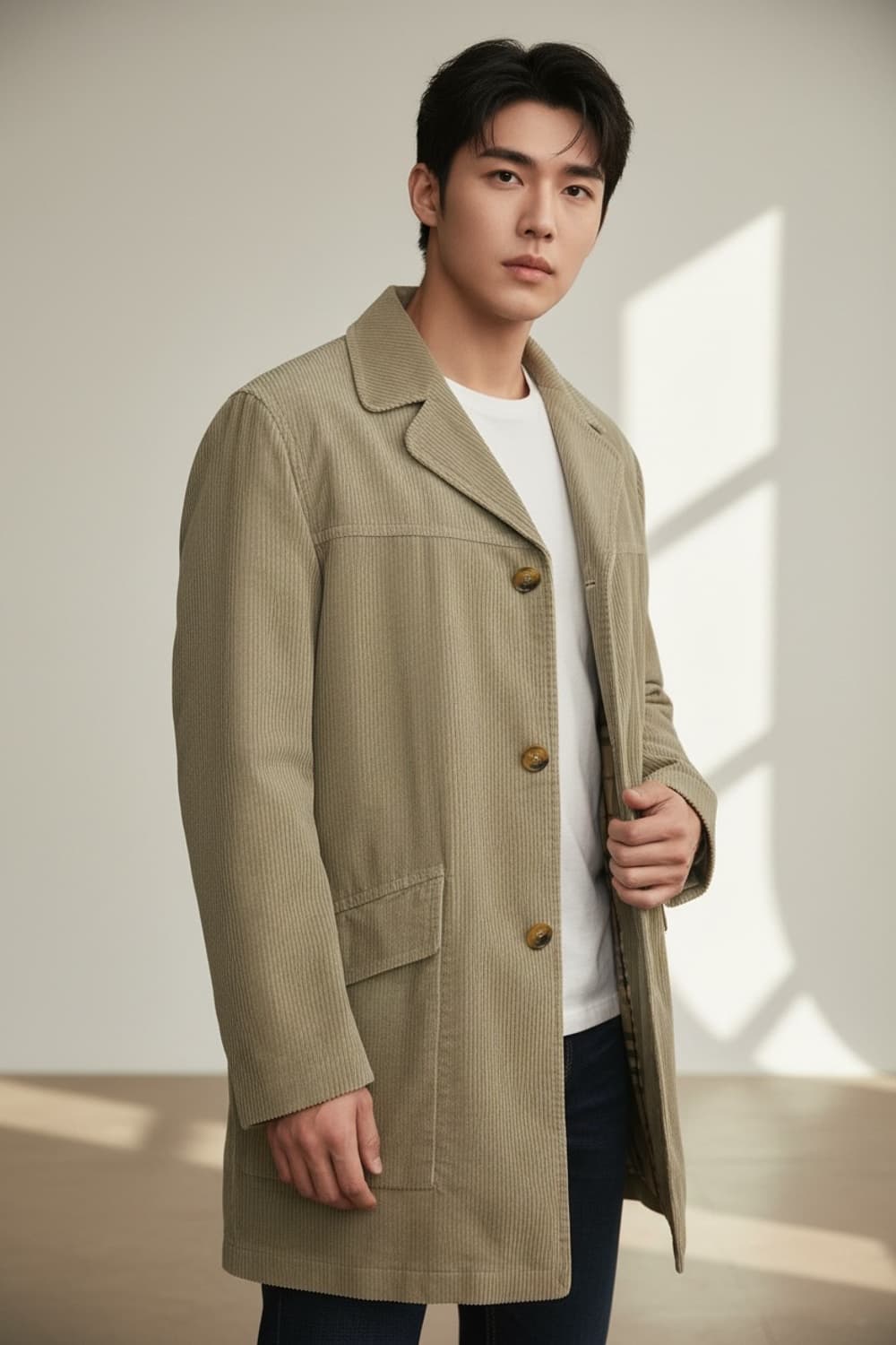 버버리 코듀로이 자켓 105 상품이미지1