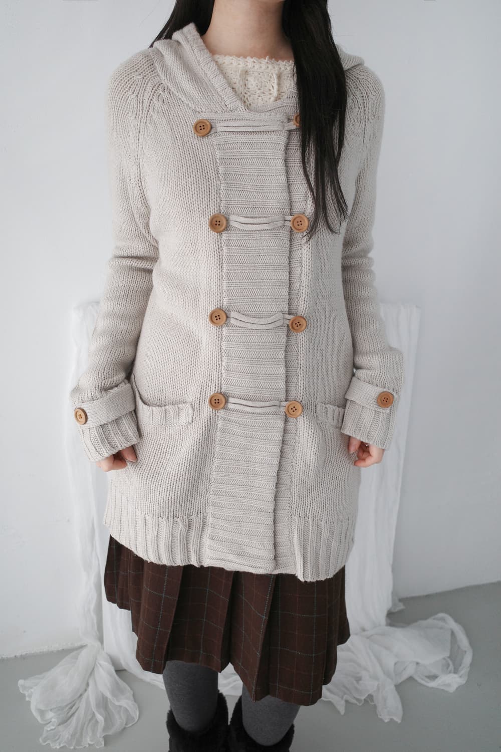 button knit cardigun 상품이미지6