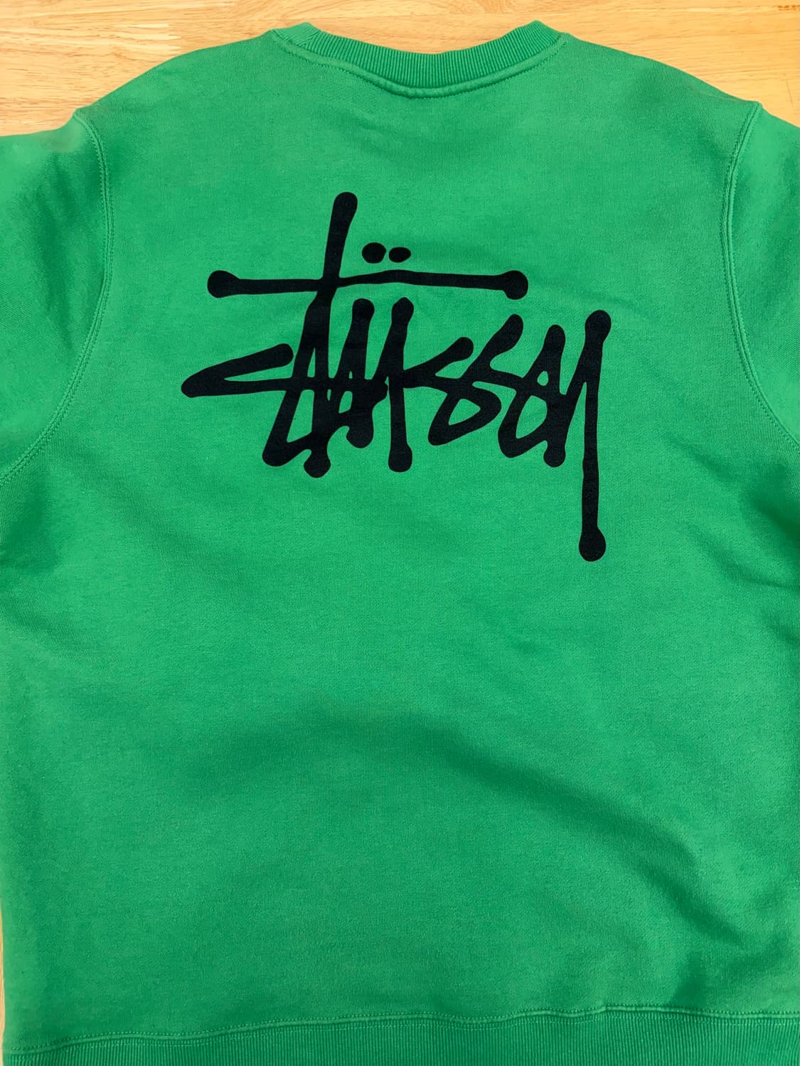 [M] 스투시 그린 기모 맨투맨 상품이미지2