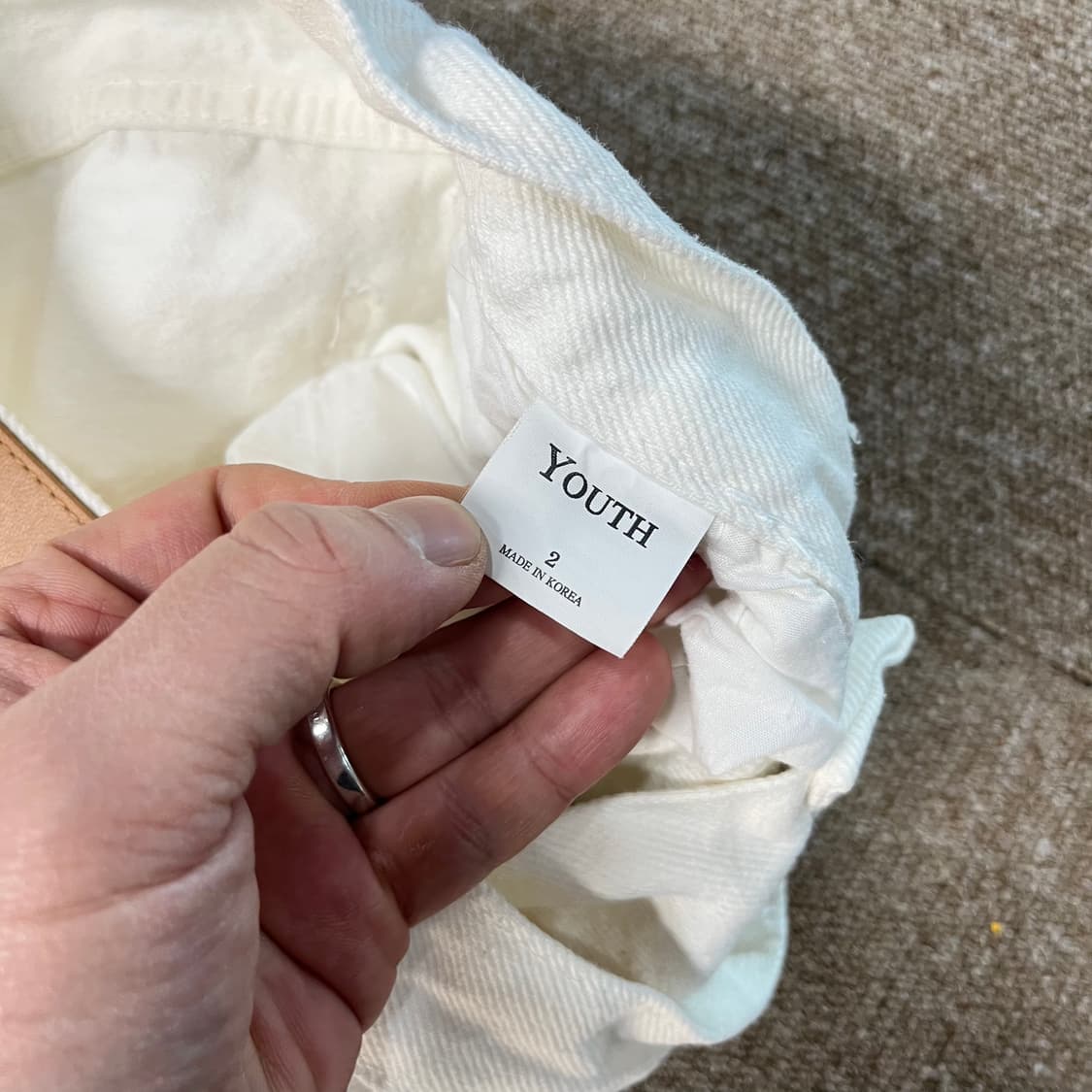  유스 와이드 데님팬츠 상품이미지8