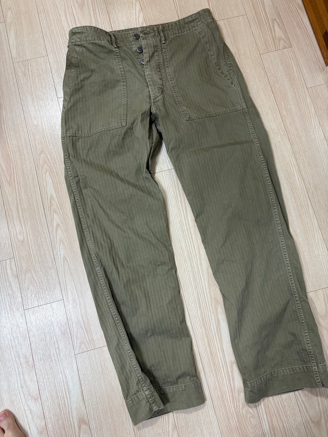 RRL 더블알엘 헤링본퍼티그 팬츠 31x32 상품이미지1