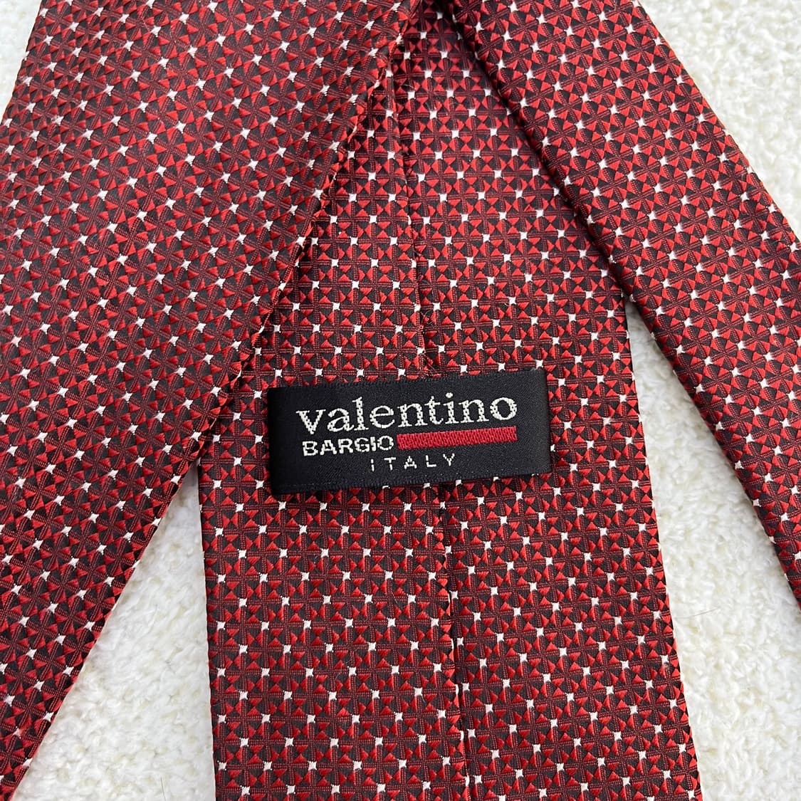 실측확인 발렌티노 패턴 넥타이 0406M 상품이미지3