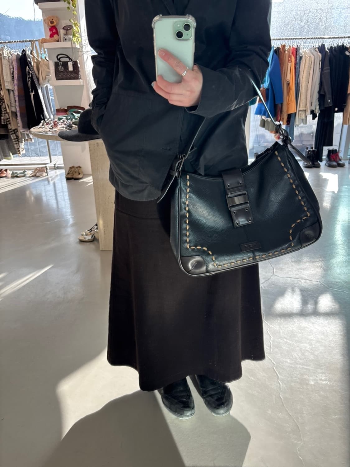 MERCOLEDI Leather Bag 상품이미지1