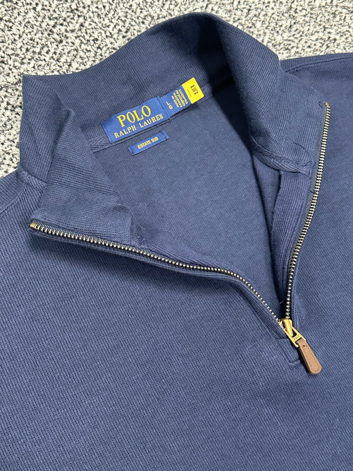 폴로 최신형 반집업 니트 긴팔 상품이미지3