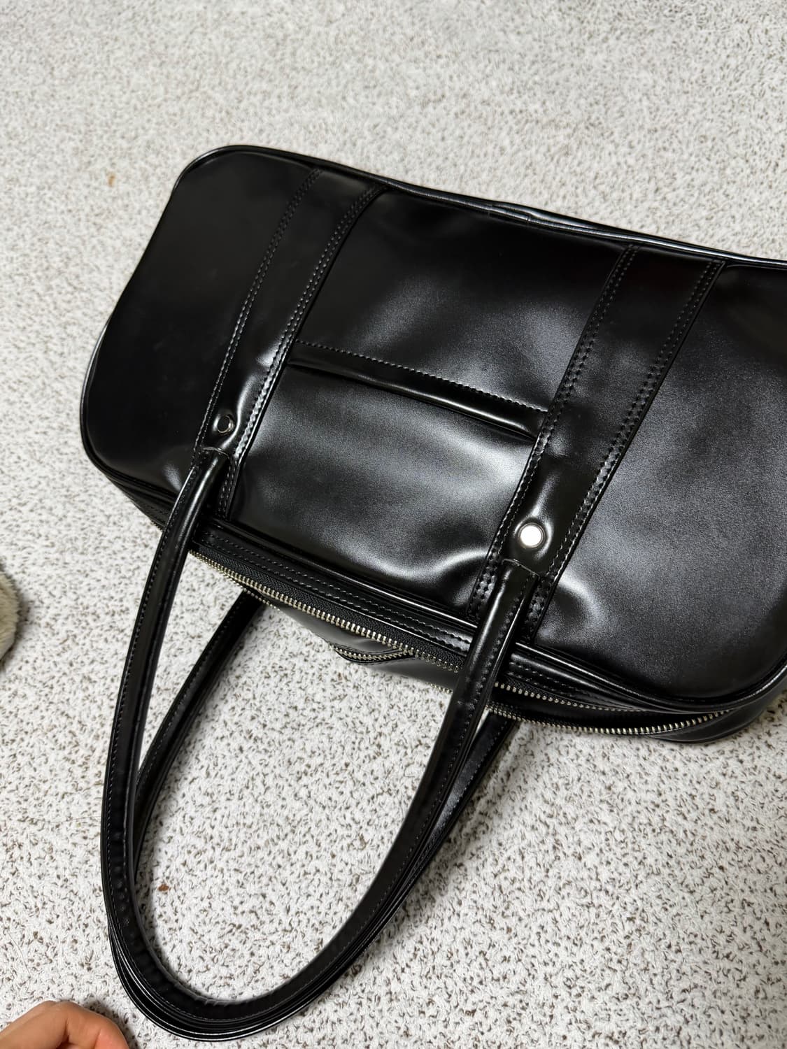 꼼데가르송 더블지퍼백 라지 사이즈 급처!!! 상품이미지3