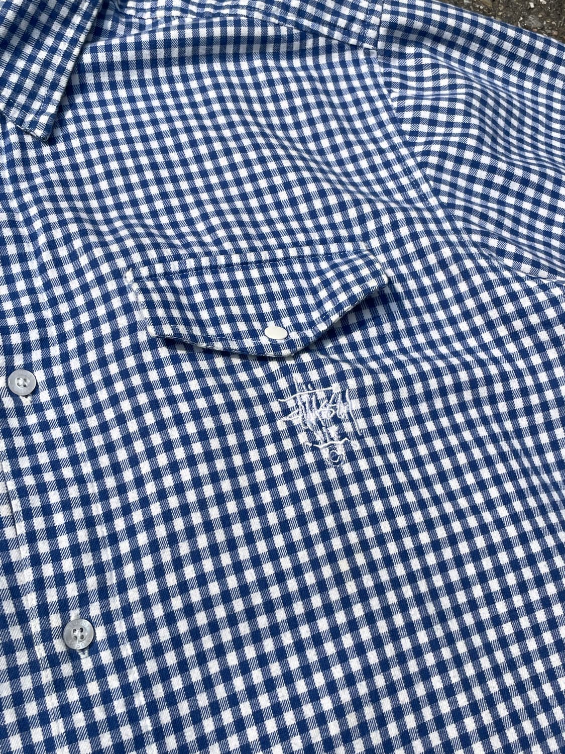 스투시 stussy gingham check shirt 상품이미지2