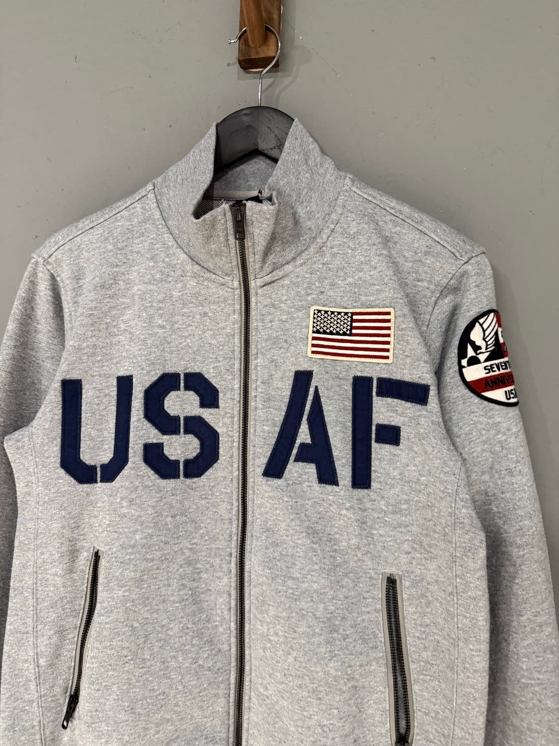 Avirex USAF lettering zip-up 상품이미지5