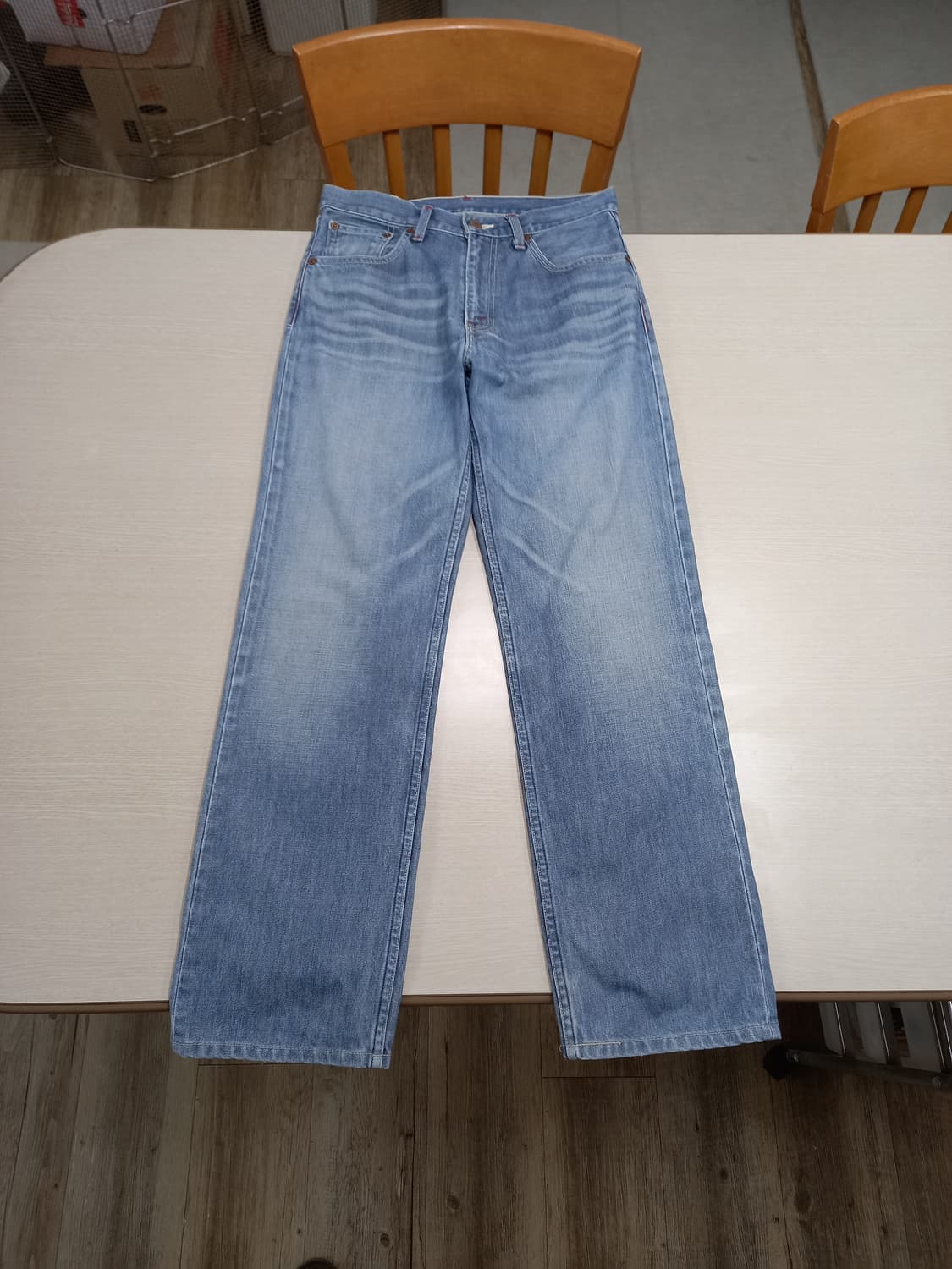 28 05's 리바이스502 워싱 일자진 연청 28-902 상품이미지1