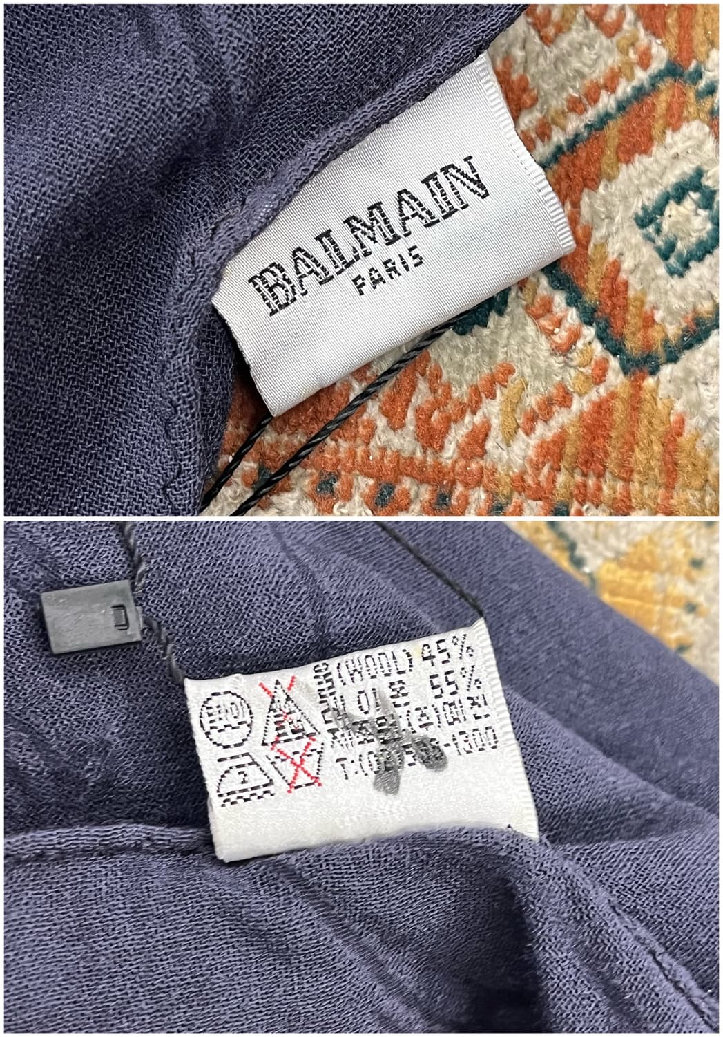 발망 스카프 네이비 #csz3032 상품이미지2