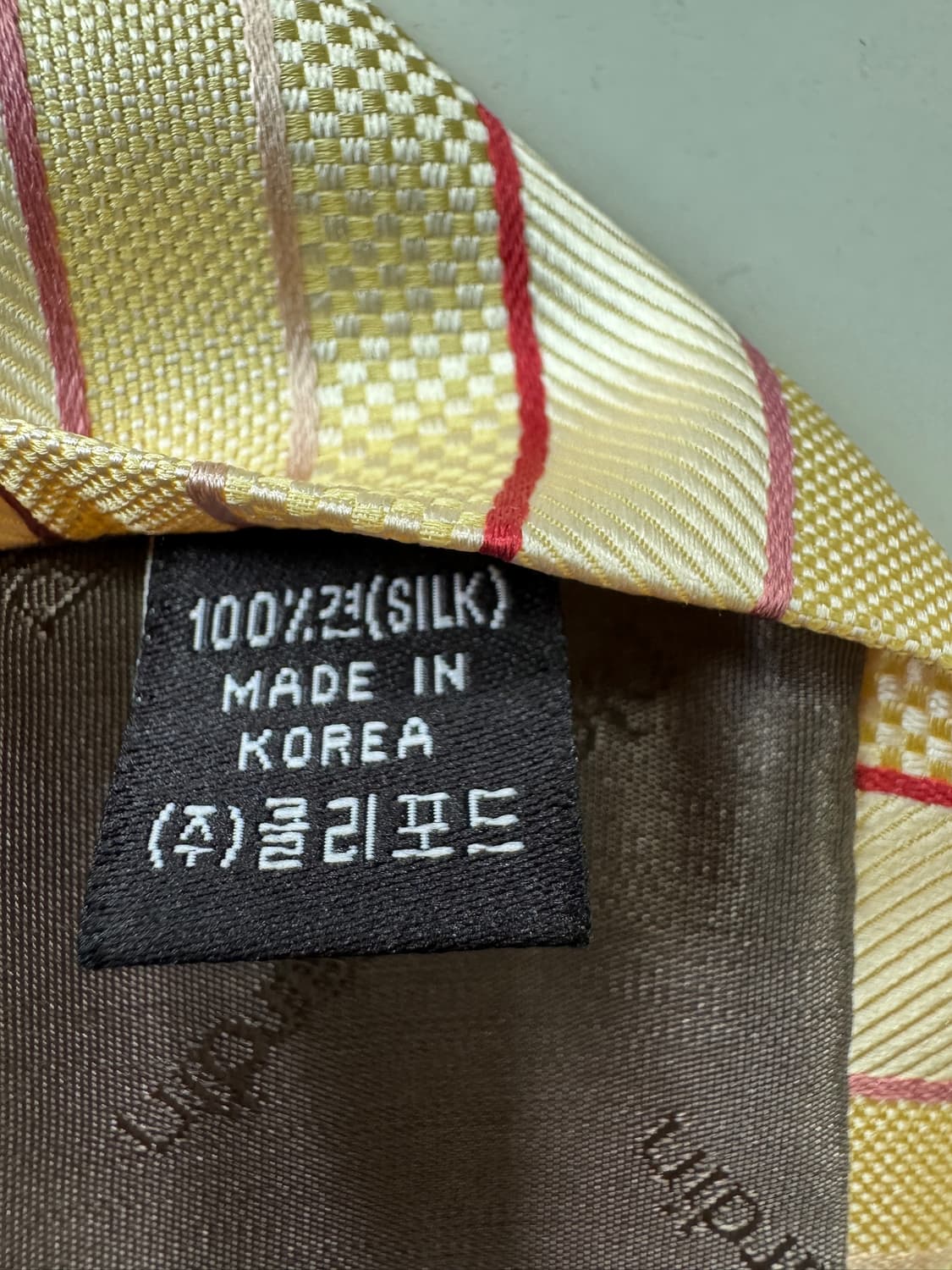 피에르가르뎅(Pierre cardin) 실크 넥타이 9.3cm 상품이미지6