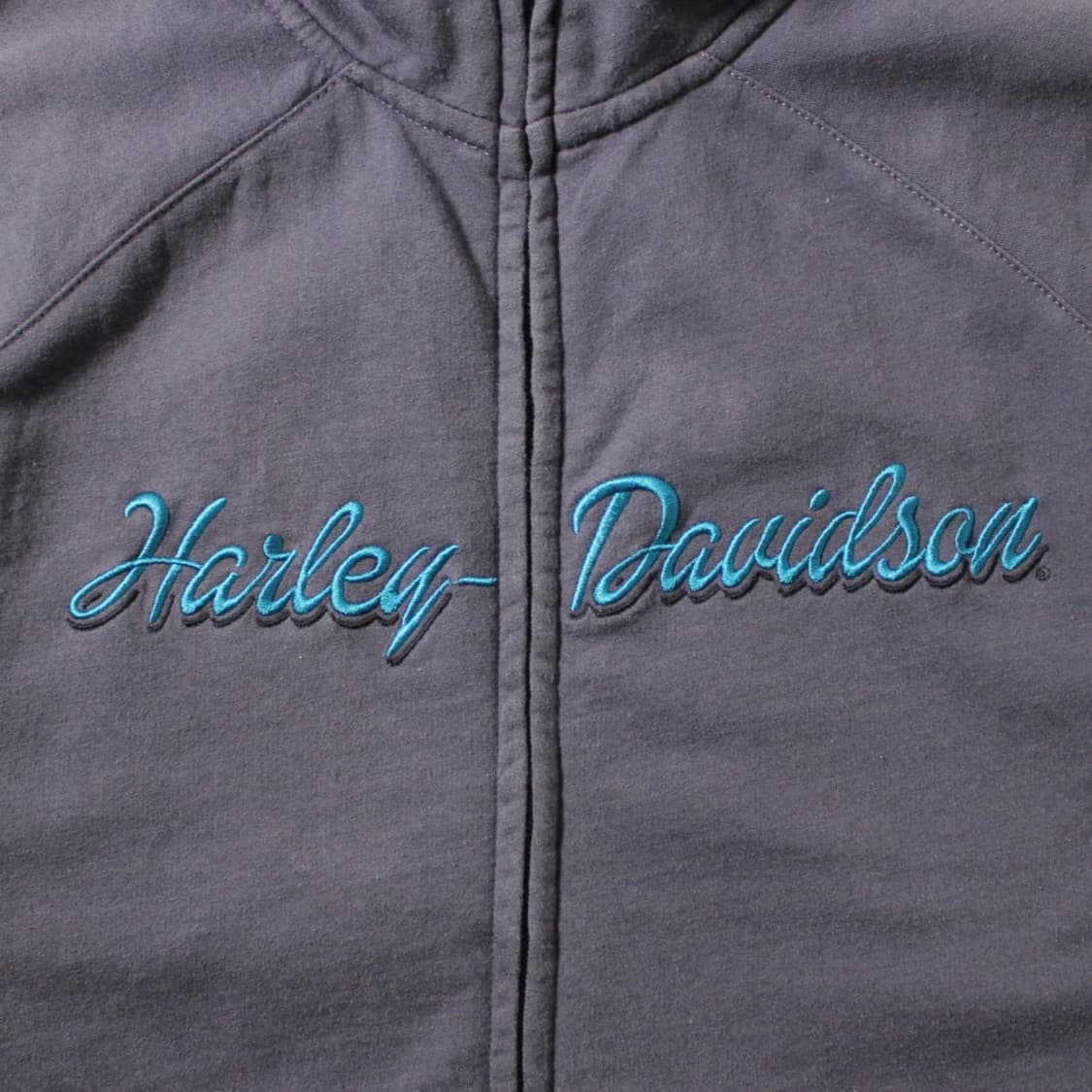 Harley Davidson 할리데이비슨 기모 레터링 후드집업  상품이미지4