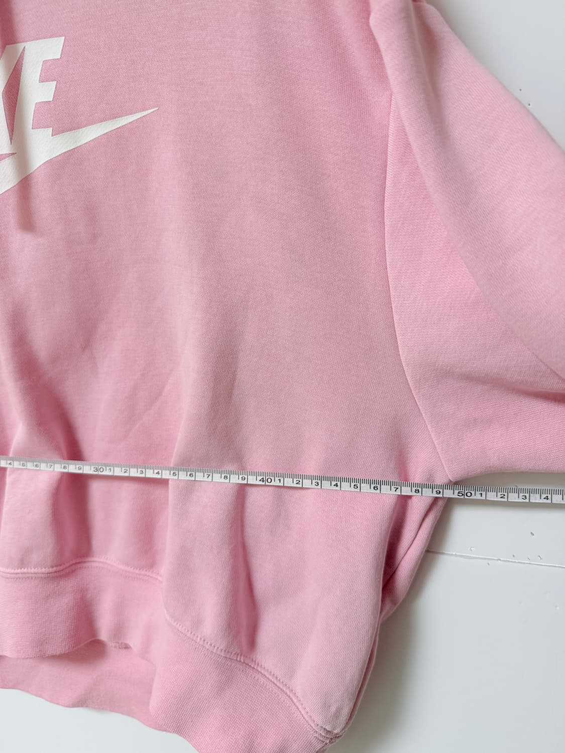 💕나이키 NIKE 핑크 크롭 후드티 S / 빅로고 후드 / 여성 오버핏 상품이미지6