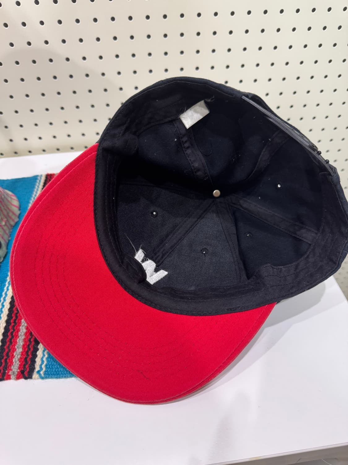 Vintage W logo 2tone cap 🧢 상품이미지6